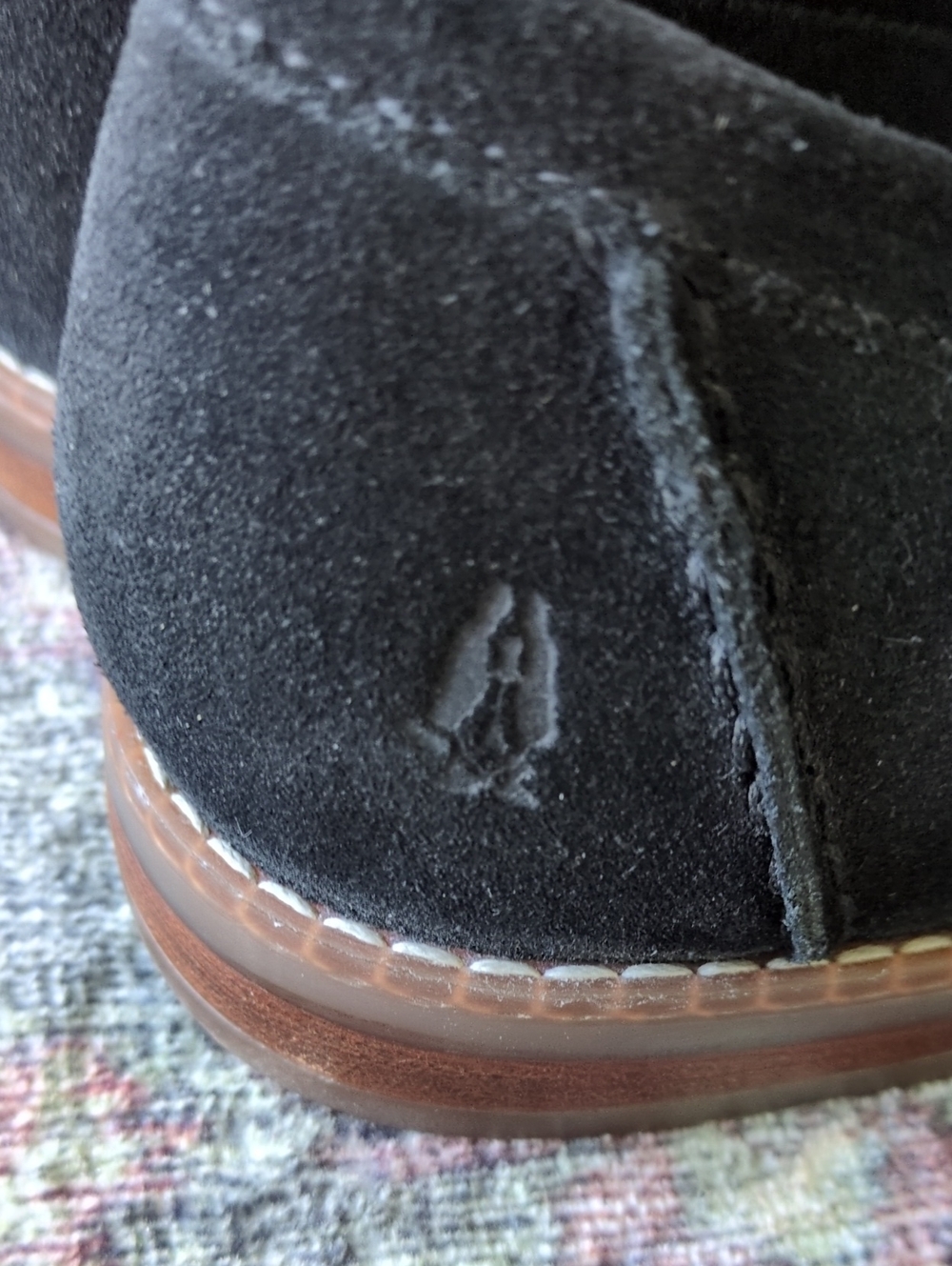 Hush Puppies Suede Penny Loafers 9.5 Wide - Picture 12 of 12